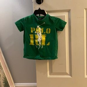 Green short sleeve Polo by Ralph Lauren boys shirt